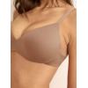 imageREORIA Womens Wireless Bra Teardrop Seamless Comfort Light Support Everyday BraSienna