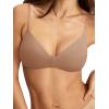 imageREORIA Womens Wireless Bra Teardrop Seamless Comfort Light Support Everyday BraSienna