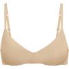 imageREORIA Womens Wireless Bra Teardrop Seamless Comfort Light Support Everyday BraClay