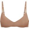 imageREORIA Womens Wireless Bra Teardrop Seamless Comfort Light Support Everyday BraSienna