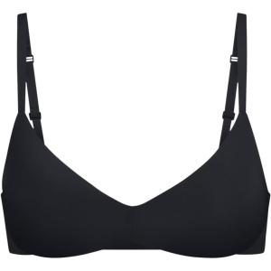 imageREORIA Womens Wireless Bra Teardrop Seamless Comfort Light Support Everyday BraBlack