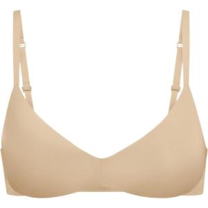 imageREORIA Womens Wireless Bra Teardrop Seamless Comfort Light Support Everyday BraClay