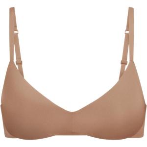 imageREORIA Womens Wireless Bra Teardrop Seamless Comfort Light Support Everyday BraSienna
