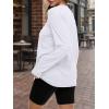 imageREORIA Womens Oversized Long Sleeve T Shirts 2025 Basic Crewneck Tee Fall Tops Casual Y2K ClothesWhite