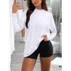 imageREORIA Womens Oversized Long Sleeve T Shirts 2025 Basic Crewneck Tee Fall Tops Casual Y2K ClothesWhite