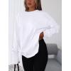 imageREORIA Womens Oversized Long Sleeve T Shirts 2025 Basic Crewneck Tee Fall Tops Casual Y2K ClothesWhite