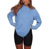 imageREORIA Womens Oversized Long Sleeve T Shirts 2025 Basic Crewneck Tee Fall Tops Casual Y2K ClothesLight Blue
