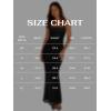 image:imageREORIA Mesh Sheer Sleeveless Wedding Guest Maxi Dresses for Women Ruched Bodycon Square Neck Halter Long Dress Summer 2026Black Onyx