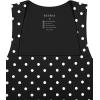 image:imageREORIA Butsmooth Womens Square Neck Going Out Crop Tops Double Lined Cute Basic Tank Tops 2026 ClothesBlack With White Polka Dots
