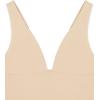 image:imageREORIA Womens Sexy Plunge Deep V Neck Sleeveless V Backless Tank Top Workout Yoga Crop TopsApricot