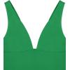 image:imageREORIA Womens Sexy Plunge Deep V Neck Sleeveless V Backless Tank Top Workout Yoga Crop TopsGreen