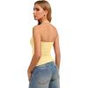 image:imageREORIA Womens Adjustable Halter Double Lined Tank Top Backless Sexy Going Out Y2K Slim Fit Side Split Camisole Crop TopPopcorn