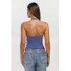 image:imageREORIA Womens Halter Tank Tops Double Lined Basic Cami Shirts Sexy Backless Y2K Trendy Going Out TopsBlue
