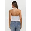 image:imageREORIA Womens Halter Tank Tops Double Lined Basic Cami Shirts Sexy Backless Y2K Trendy Going Out TopsBrilliant White