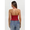image:imageREORIA Womens Halter Tank Tops Double Lined Basic Cami Shirts Sexy Backless Y2K Trendy Going Out TopsRuby