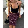 image:imageREORIA Womens Sexy Halter Backless Tank Tops Basic Double Lined Camisole Crop Tops Y2K Trendy Sleeveless Shirts Going Out TopJet Black