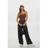 image:imageREORIA Womens Sexy Square Neck Tank Tops Adjustable Cami Shirts Summer Basic Double Lined Y2K Trendy Going Out TopsCoffee