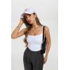 image:imageREORIA Womens Sexy Square Neck Tank Tops Adjustable Cami Shirts Summer Basic Double Lined Y2K Trendy Going Out TopsWhite