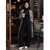image:imageREORIA Wide Leg Pants for Women Casual Flowy Palazzo Pant  DrawstringElastic WaistLoose FitHomewearLoungePJ Pajama BottomsTrousers with Pockets2026 Fall WinterTravel OutfitsBlack