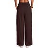 image:imageREORIA Women High Waisted Wide Leg Pants Business Casual Trousers with Pockets Stretch Work Slacks for Office TravelBrown