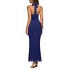 image:imageREORIA Womens Mesh Sheer Sleeveless Maxi Dresses  Long DressRuchedDouble LinedSquare NeckHalterTie BackBodycon2026 SummerWedding Guest OufitsDressy CasualGoing OutBellwether Blue