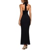 image:imageREORIA Womens Mesh Sheer Sleeveless Maxi Dresses  Long DressRuchedDouble LinedSquare NeckHalterTie BackBodycon2026 SummerWedding Guest OufitsDressy CasualGoing OutBlack Onyx
