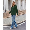 image:imageREORIA Hoodies For Women Oversized V Neck Pullover SweatshirtsCedar Green