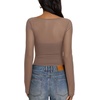 image:imageREORIA Womens Bodysuits Long Sleeve Body Suit TopsChanterelle