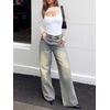 image:imageREORIA Womens Lace Cutout Front Bodysuits Long Sleeve Bodysuit Tops TrendyWhite