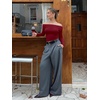 image:imageREORIA Womens Long Sleeve Off Shoulder T Shirts Mesh Going Out TopsEmboldened