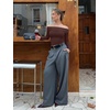 image:imageREORIA Womens Long Sleeve Off Shoulder T Shirts Mesh Going Out TopsShaved Chocolate