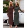 image:imageREORIA Womens Long Sleeve Wedding Guest Maxi DressesThyme