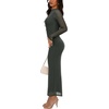 image:imageREORIA Womens Long Sleeve Wedding Guest Maxi DressesThyme