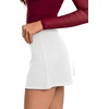 image:imageREORIA Womens Low Rise Micro Mini Skorts with Builtin ShortsWhite
