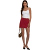 image:imageREORIA Womens Mini Skorts High Waisted Side Slit with Builtin ShortsRed