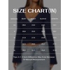 image:imageREORIA Womens Wrap Tops Long Sleeve V Neck Tie Back Shrugs Crop CardiganBlack