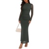 image:imageREORIA Womens Long Sleeve Wedding Guest Maxi DressesThyme