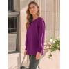 imageAUTOMET Long Sleeve Shirts Womens Pleated Business Casual Blouses with Smocked CuffsFuchsia