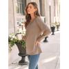 imageAUTOMET Long Sleeve Shirts Womens Pleated Business Casual Blouses with Smocked CuffsKhaki
