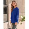 imageAUTOMET Long Sleeve Shirts Womens Pleated Business Casual Blouses with Smocked CuffsRoyal Blue