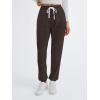 imageAUTOMET Sweatpants Women with Pockets Lounge Casual Pajama Pants Joggers Fall Clothes Spring Outfits Resort Wear 2025Brown