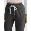 imageAUTOMET Sweatpants Women with Pockets Lounge Casual Pajama Pants Joggers Fall Clothes Spring Outfits Resort Wear 2025Dark Grey