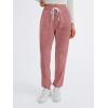 imageAUTOMET Sweatpants Women with Pockets Lounge Casual Pajama Pants Joggers Fall Clothes Spring Outfits Resort Wear 2025Pink