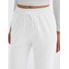 imageAUTOMET Sweatpants Women with Pockets Lounge Casual Pajama Pants Joggers Fall Clothes Spring Outfits Resort Wear 2025White