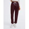 imageAUTOMET Sweatpants Women with Pockets Lounge Casual Pajama Pants Joggers Fall Clothes Spring Outfits Resort Wear 2025Wine Red