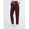 imageAUTOMET Sweatpants Women with Pockets Lounge Casual Pajama Pants Joggers Fall Clothes Spring Outfits Resort Wear 2025Wine Red
