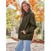 imageAUTOMET Womens Oversized Leather Jackets Faux Suede Fall Fashion Motorcycle Coats Winter Outfits Clothes Y2k TopsArmygreen