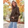 imageAUTOMET Womens Oversized Leather Jackets Faux Suede Fall Fashion Motorcycle Coats Winter Outfits Clothes Y2k TopsBrown