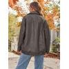 imageAUTOMET Womens Oversized Leather Jackets Faux Suede Fall Fashion Motorcycle Coats Winter Outfits Clothes Y2k TopsGrey