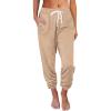 imageAUTOMET Sweatpants Women with Pockets Lounge Casual Pajama Pants Joggers Fall Clothes Spring Outfits Resort Wear 2025Camel